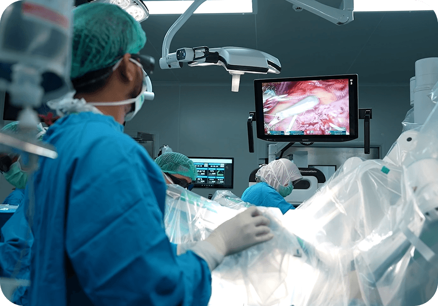 Use of SSI Mantra in a surgical operation
